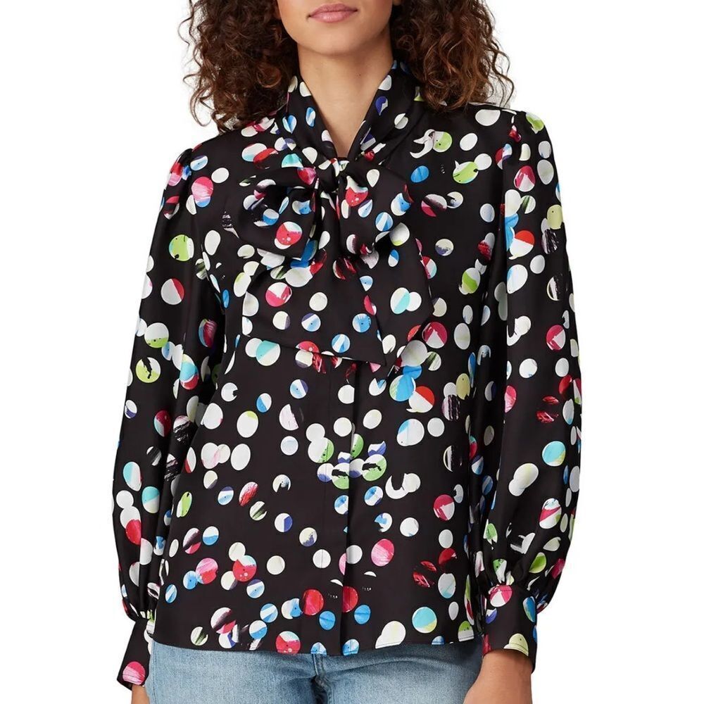 Hunter Bell Abstract Printed Finley Blouse